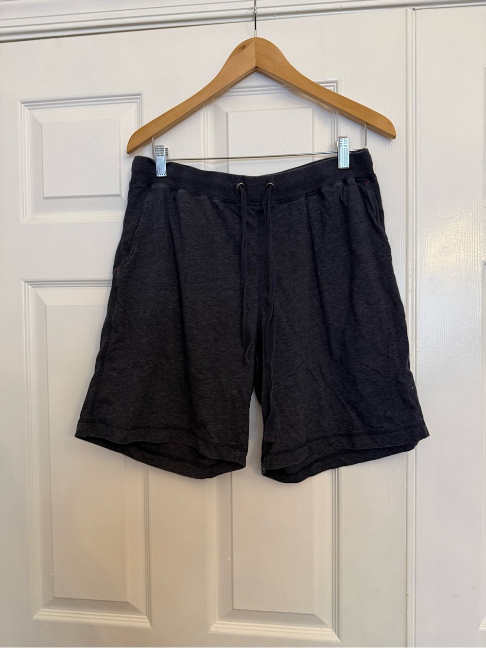 Men's Charcoal Athletic Drawstring Shorts